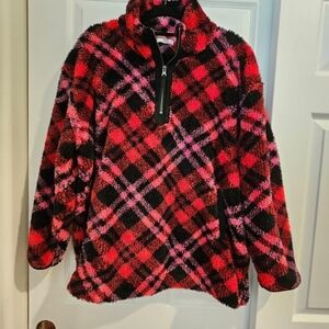 Maurices Plaid Fleece Pullover